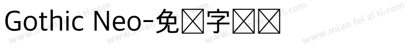 Gothic Neo字体转换